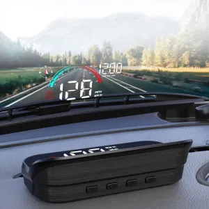 شاشة عرض أمامية للسيارة M22 مزودة بمقياس . M22 Car Head-Up Display with Digital GPS Speedometer