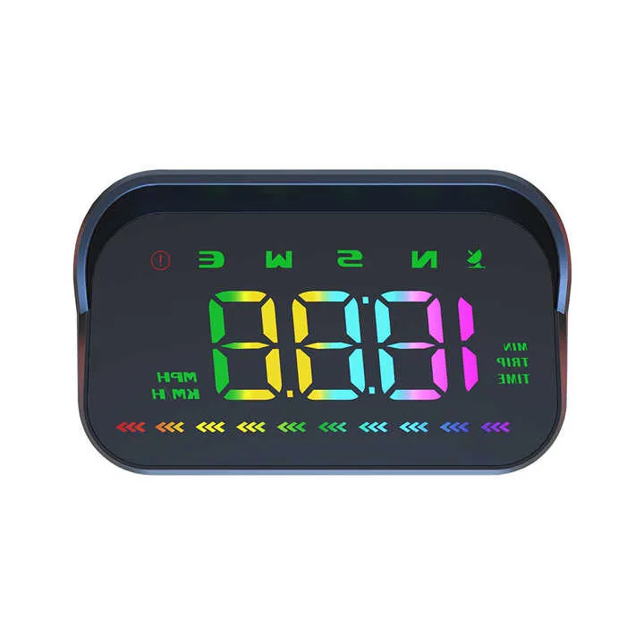 شاشة عرض على رأس عداد السرعة M23 gps . M23 GPS HUD Head Up Display Speedometer Car Speed