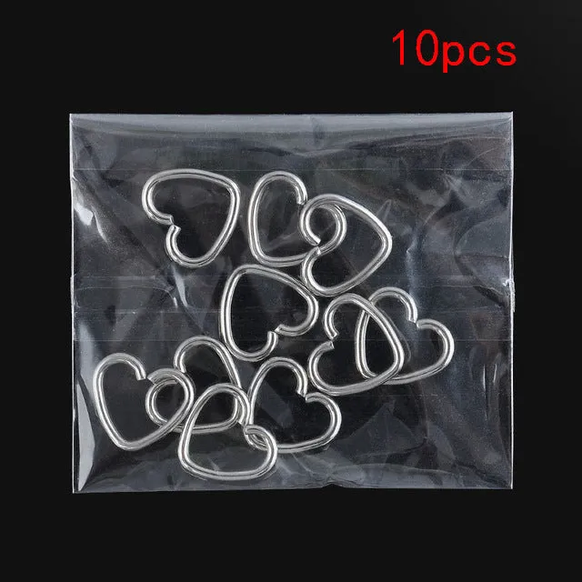10 pcs Ear Nail Bone Heart Star Earring Piercing helix ear stud tragus Ear Piercing Black Silver Gold Cartilage Ring For Women