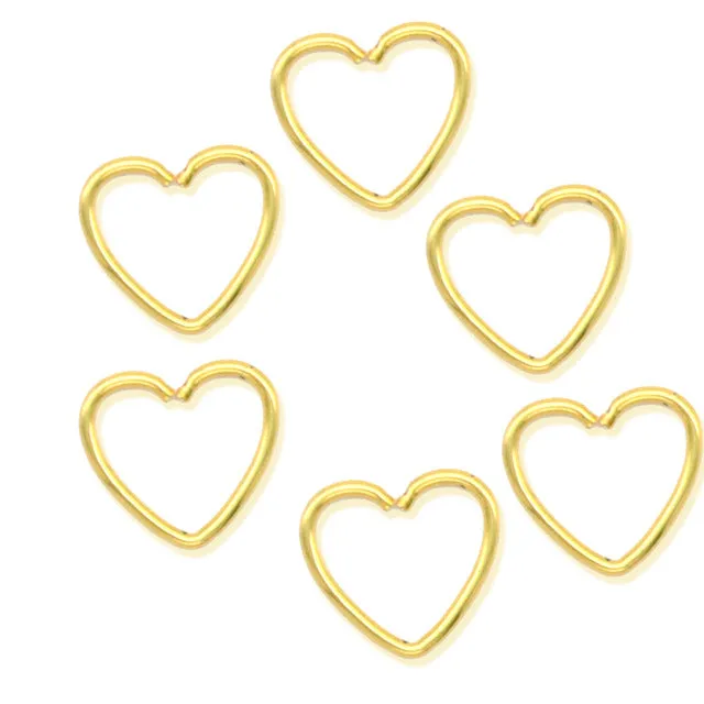 10 pcs Ear Nail Bone Heart Star Earring Piercing helix ear stud tragus Ear Piercing Black Silver Gold Cartilage Ring For Women