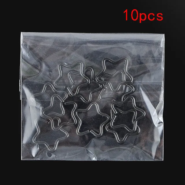 10 pcs Ear Nail Bone Heart Star Earring Piercing helix ear stud tragus Ear Piercing Black Silver Gold Cartilage Ring For Women