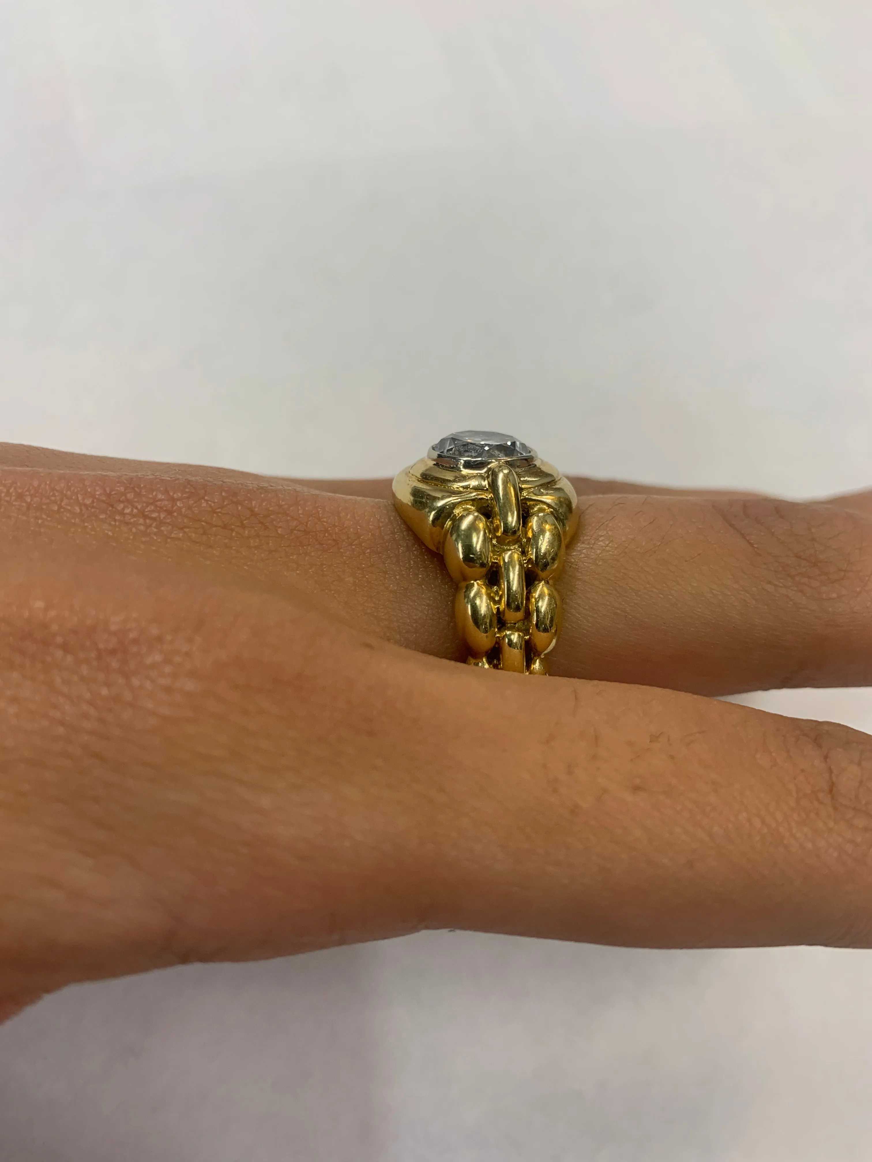 2.25 Ct DIAMOND & 18K GOLD, 17 GRAM DESIGNER RING UNISEX - $40K APR w/ CoA!!!