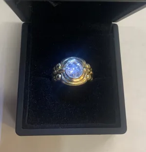 2.25 Ct DIAMOND & 18K GOLD, 17 GRAM DESIGNER RING UNISEX - $40K APR w/ CoA!!!