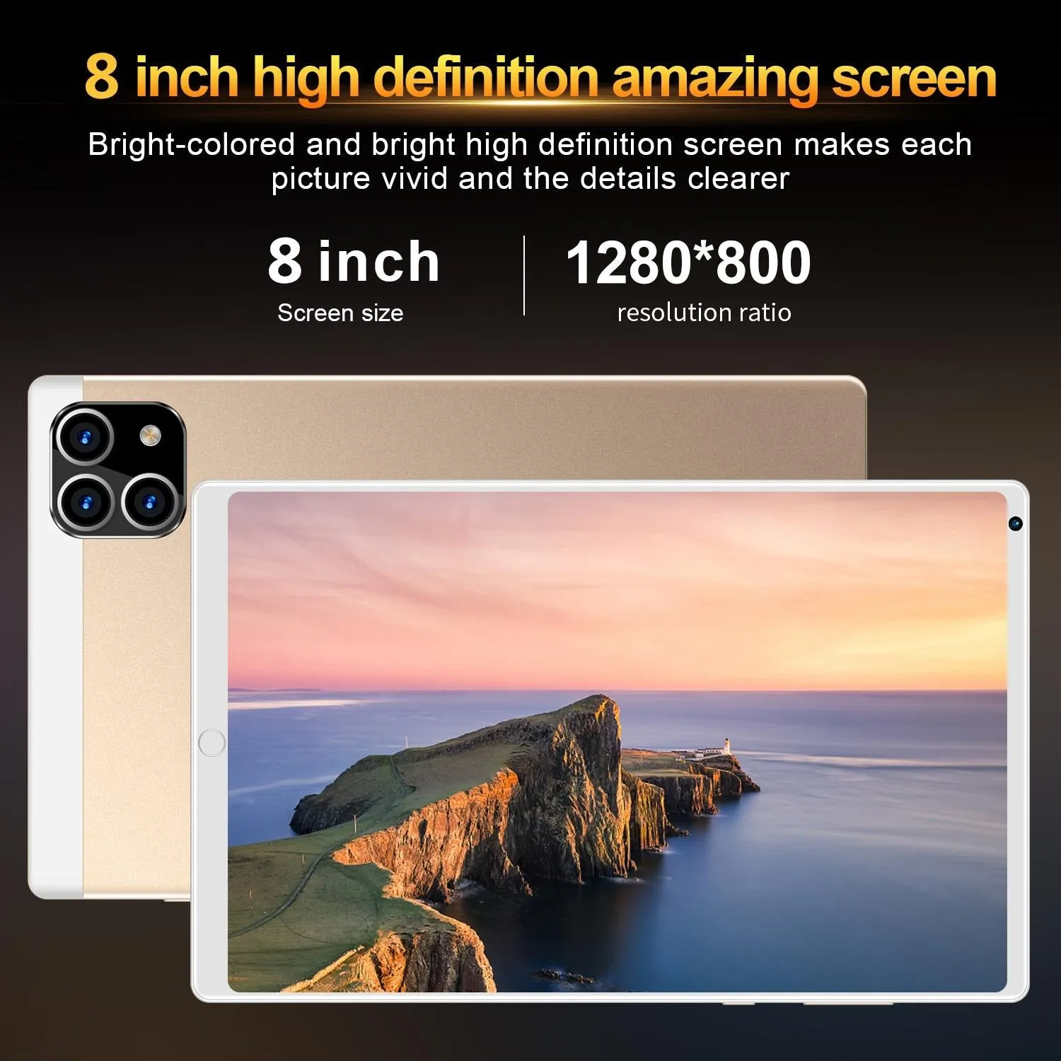 8 3g Tablet Pc 2gb Ram 16gb Storage Android 7.0 Octa-core Dual Sim Wifi Bt Gps - 8 Screen 3g 2gb Ram 16gb Storage Android 7.0 Octa-core Dual Sim Wifi Bt Gps