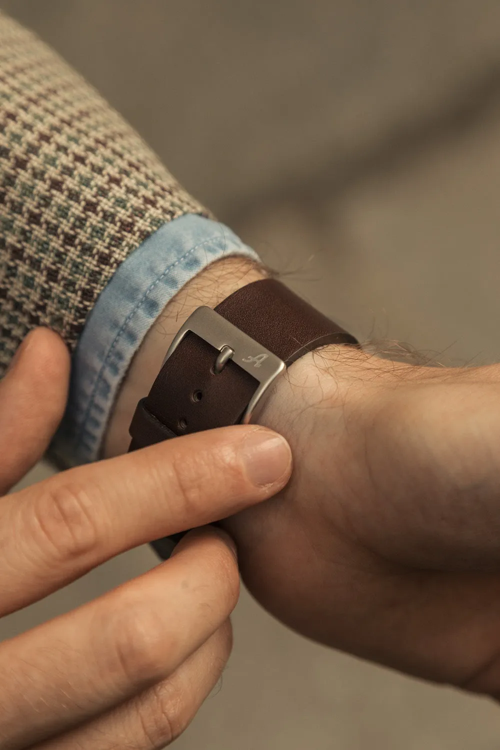 Allemano Watch Day Black Polished Case