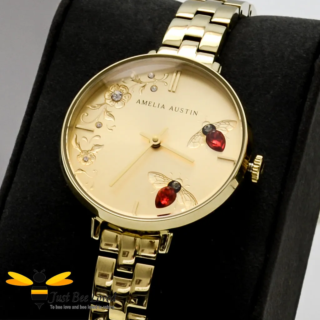 Amelia Austin Bee Bracelet Watch - 2 Colours