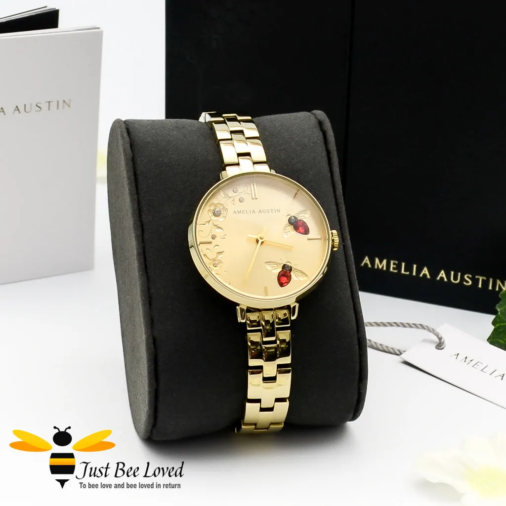 Amelia Austin Bee Bracelet Watch - 2 Colours