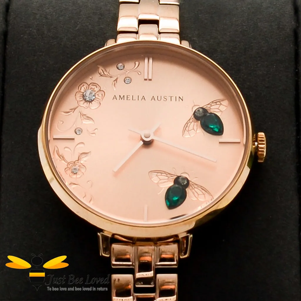 Amelia Austin Bee Bracelet Watch - 2 Colours
