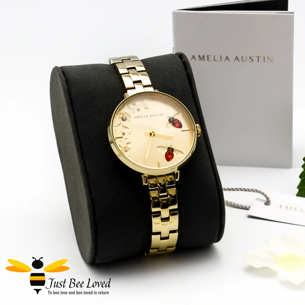 Amelia Austin Bee Bracelet Watch - 2 Colours