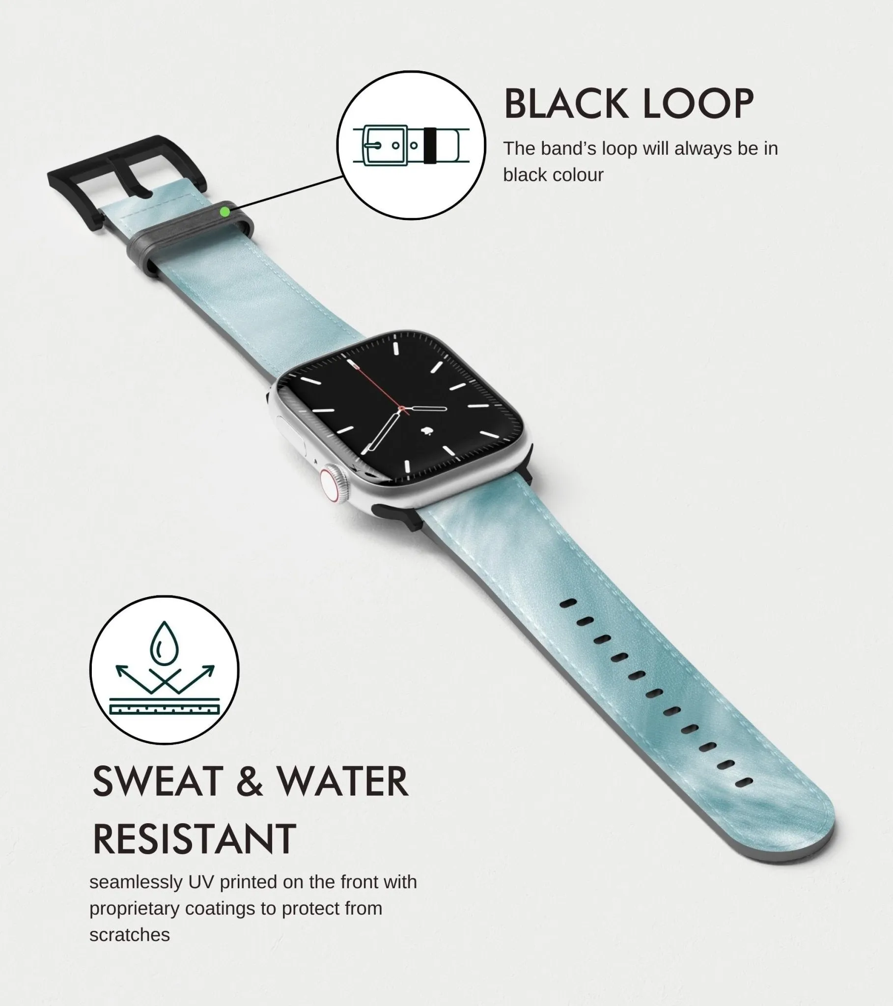 Aqua Aura - Apple Watch Strap