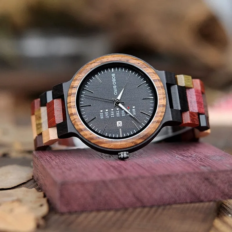 Autumn Forest Men - Women Wood Wristwatches