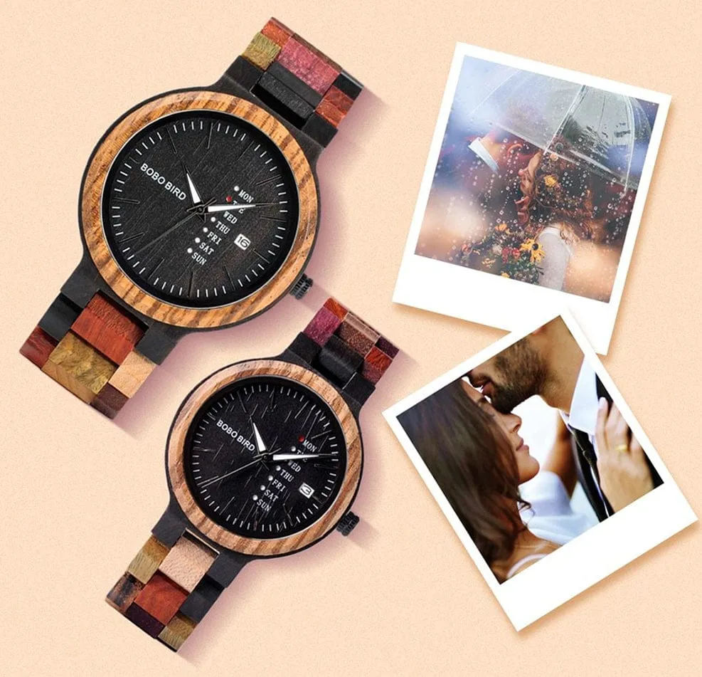 Autumn Forest Men - Women Wood Wristwatches