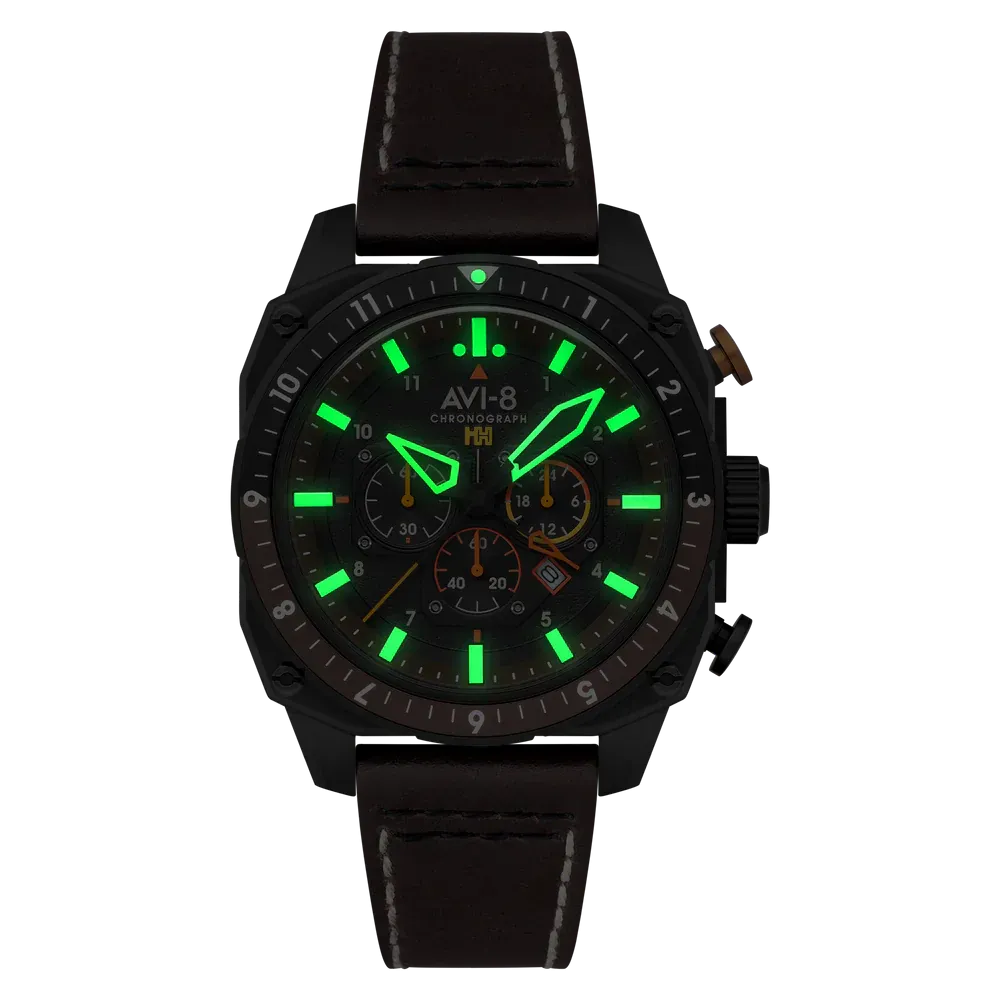 AVI-8 Hawker Hunter Atlas  Mens Jet Black AV-4100-08