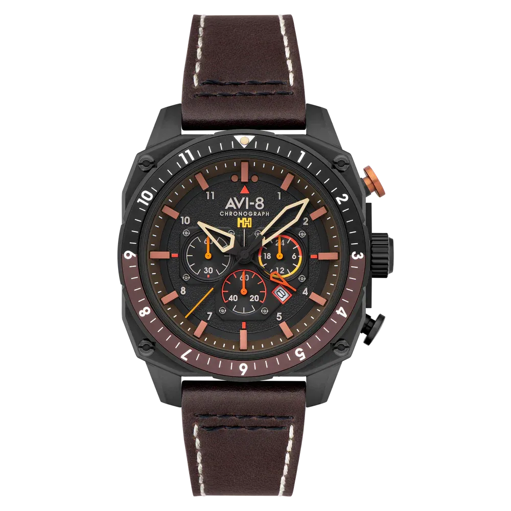 AVI-8 Hawker Hunter Atlas  Mens Jet Black AV-4100-08
