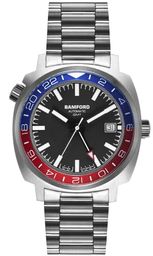 BAM Watch GMT Steel Blue Red Heritage
