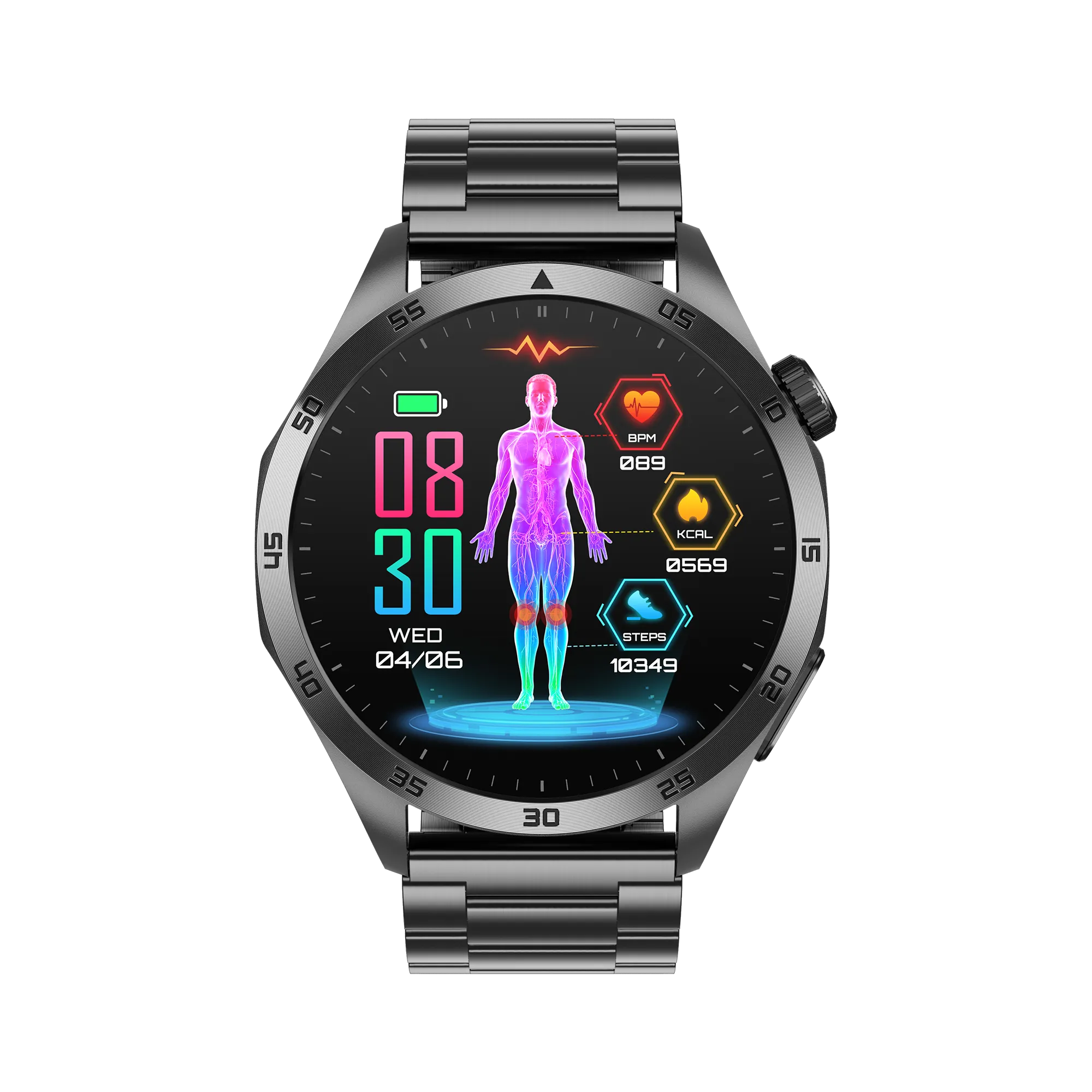 Bearscome pro 4 Intelligent micro-physical examination Blood Glucose ECG Pressure Blood Oxygen Smartwatch