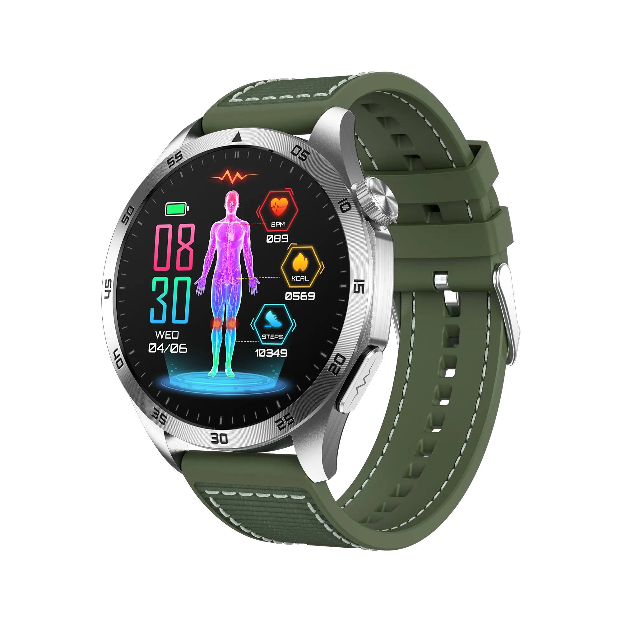 Bearscome pro 4 Intelligent micro-physical examination Blood Glucose ECG Pressure Blood Oxygen Smartwatch