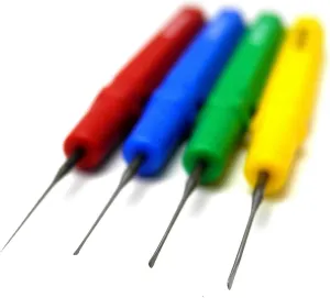 Bergeon Set of 4 Swiss Made Oilers with Different Size Tips