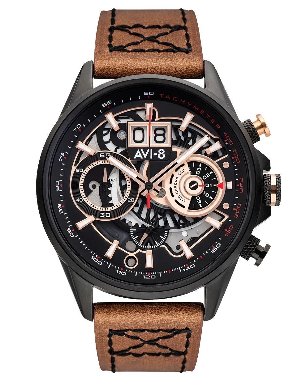 Black and Brown Hawker Harrier II Watch