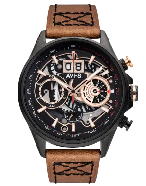 Black and Brown Hawker Harrier II Watch
