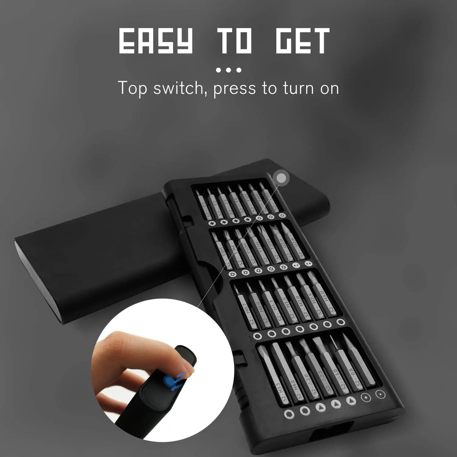 Black, Precision Screwdriver Set for PC, Laptop, Cellphone Camera Eyeglasses Watches Repair, etc
