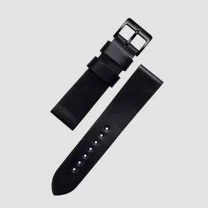 Black Shell Cordovan 2 pcs Blackened Steel set
