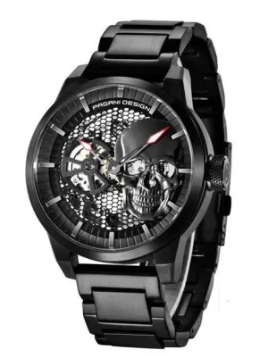 Black Skull Military Watch