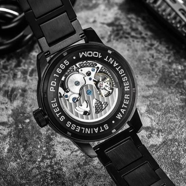 Black Skull Military Watch