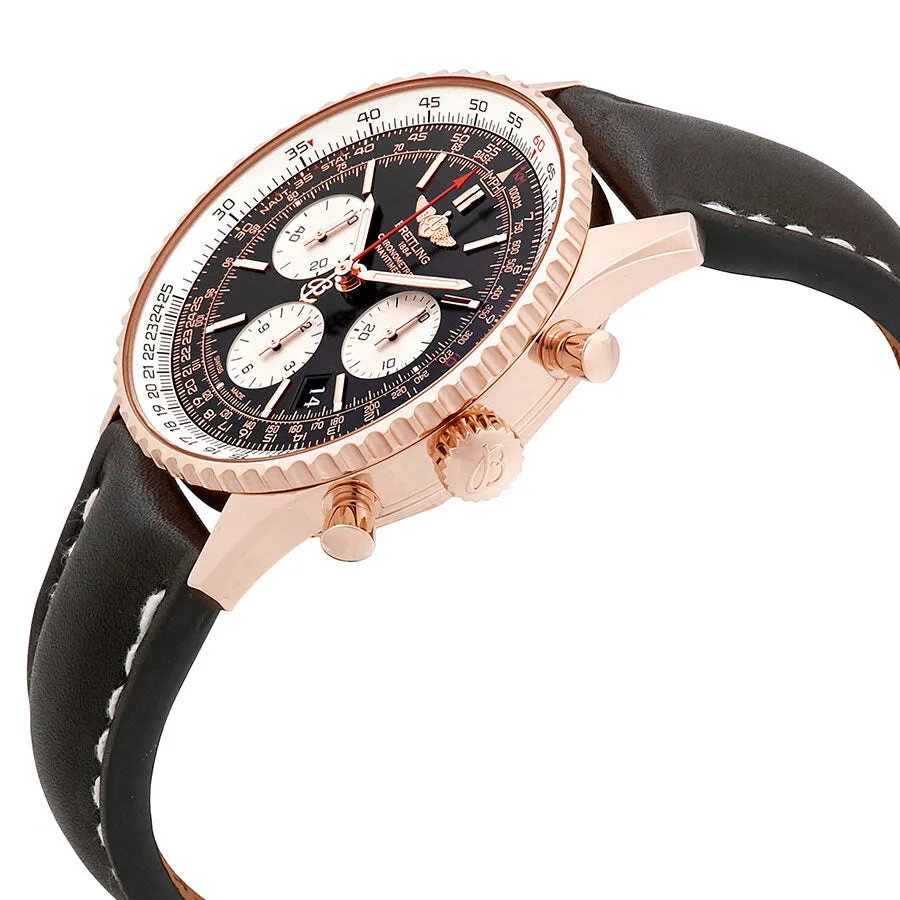 Breitling Navitimer 01 Chronograph Automatic Chronometer Black Dial Men's Watch RB012012-BA49-435X RB012012/BA49-435X-R20BA.1