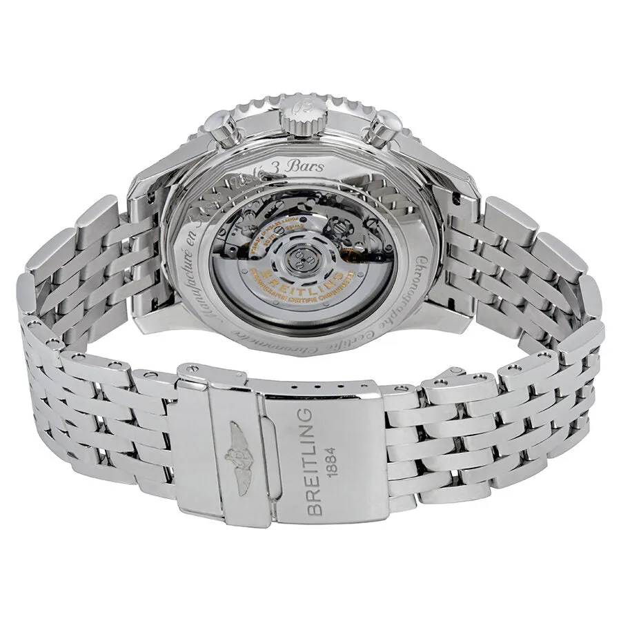 Breitling Navitimer GMT Silver Dial Stainless Steel Men's Watch AB044121/G783SS AB044121/G783-453A
