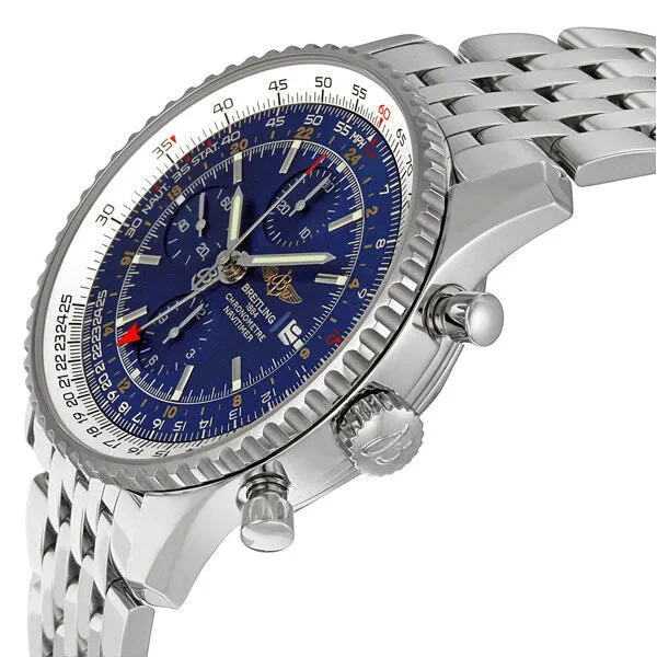 Breitling Navitimer World Automatic Chronograph Men's Watch A2432212-C561SS