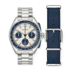 Bulova Lunar Pilot Dual Strap Watch- 96K112