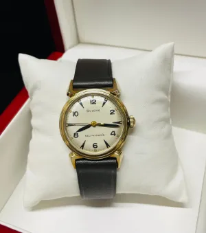 BULOVA VINTAGE RARE 1940'S FINE.CO MEN'S SOLID RGP WRISTWATCH - $6K APR w/ COA!