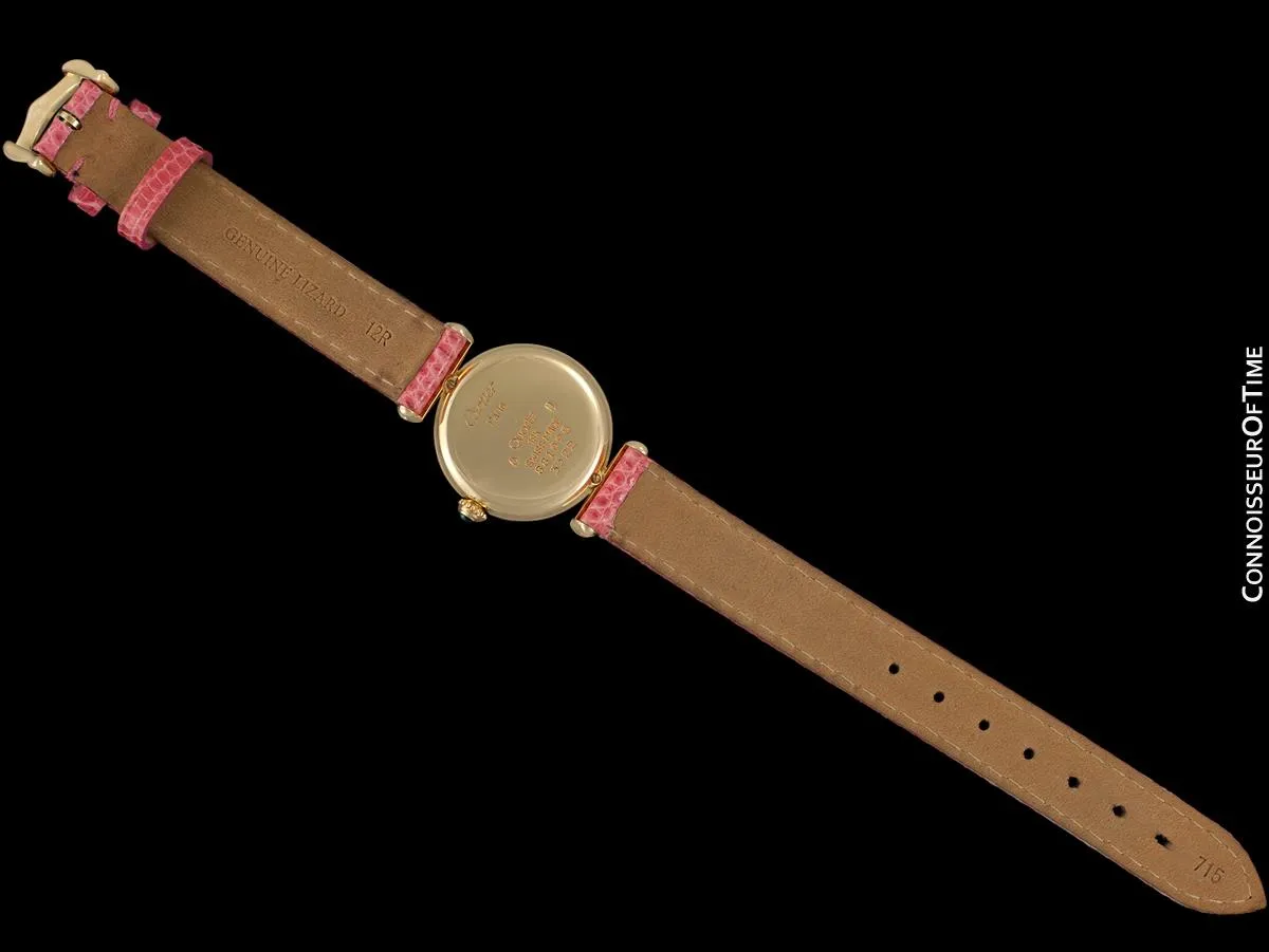 Cartier Colisee Ladies Vendome Watch - Solid 18K Gold