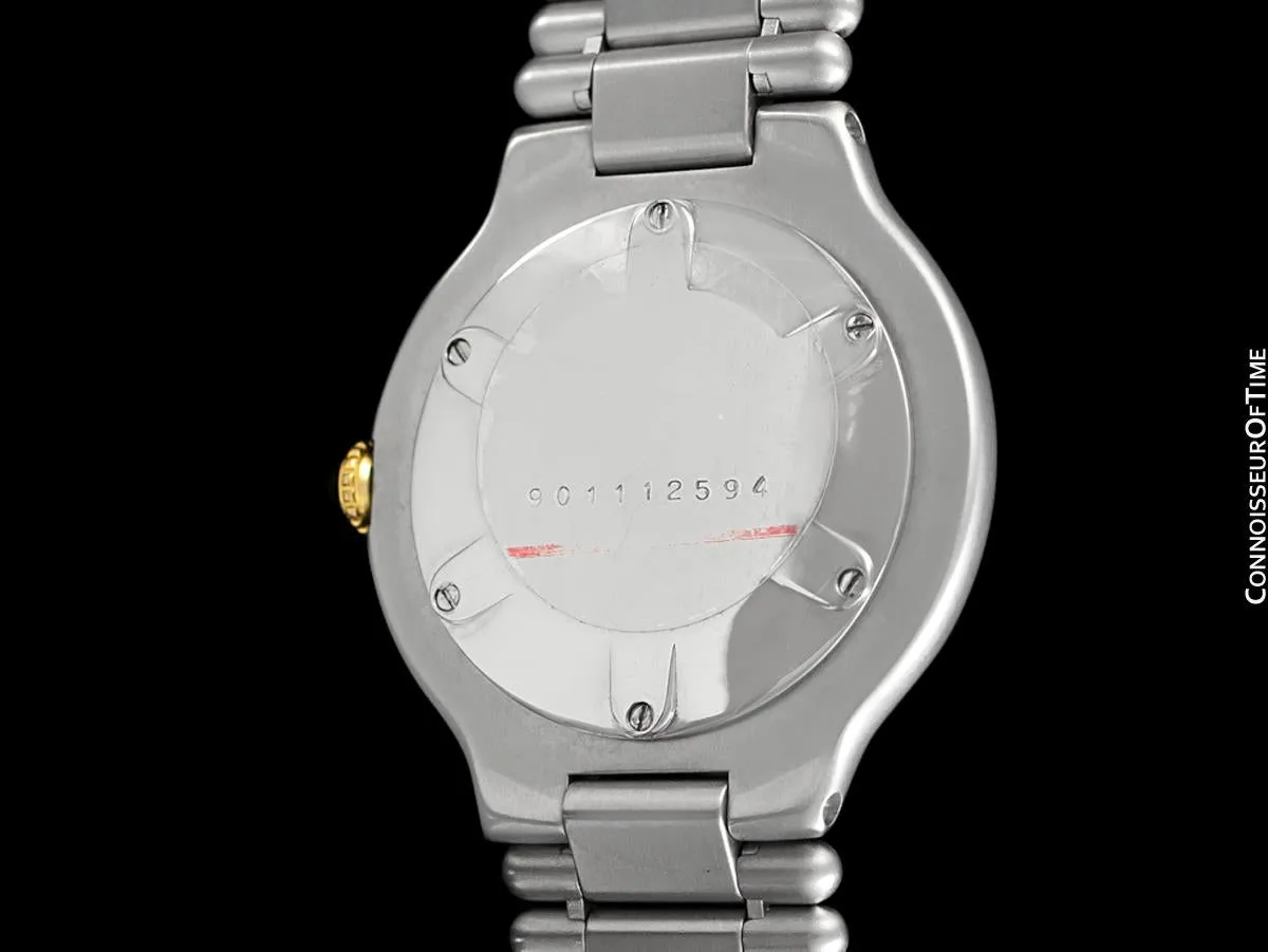 Cartier Must De 21C Mens Midsize Unisex Watch - Stainless Steel and 18K Gold