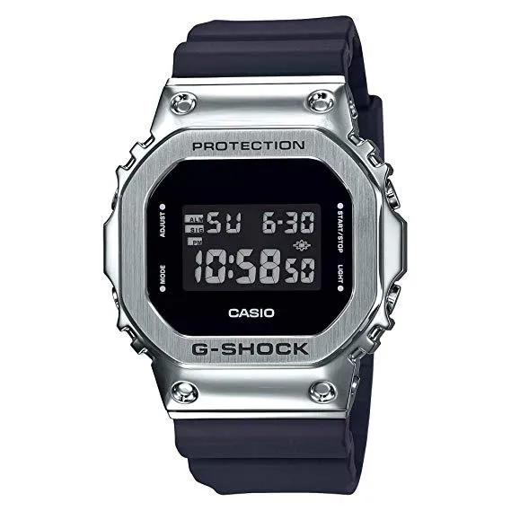 Casio G Shock Digital Silver/Black Watch GM5600-1