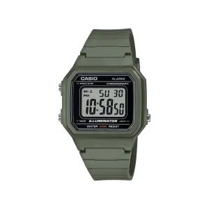 Casio Green Digital Watch - W217H-3A