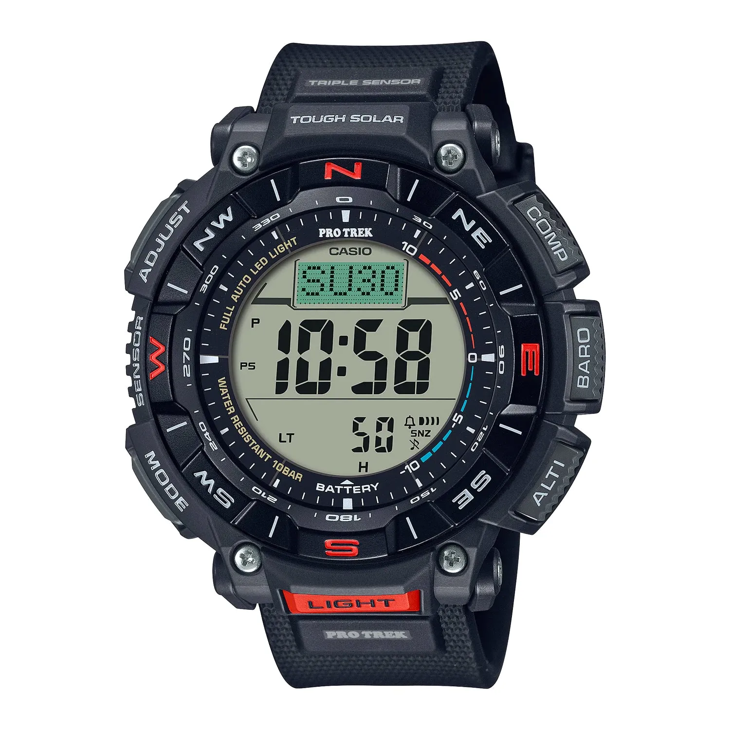 Casio Protrek PRG340-1 Black/Red