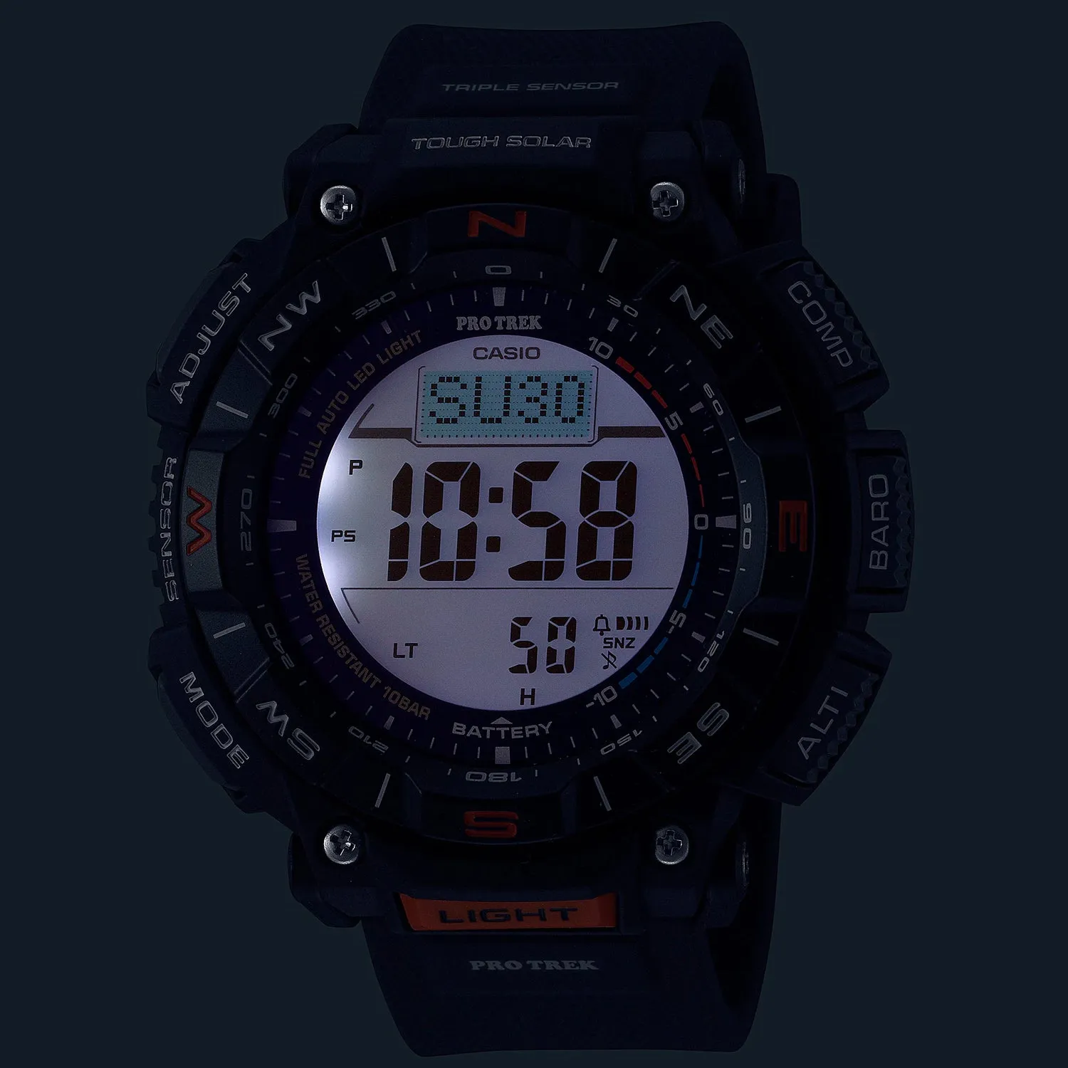 Casio Protrek PRG340-1 Black/Red
