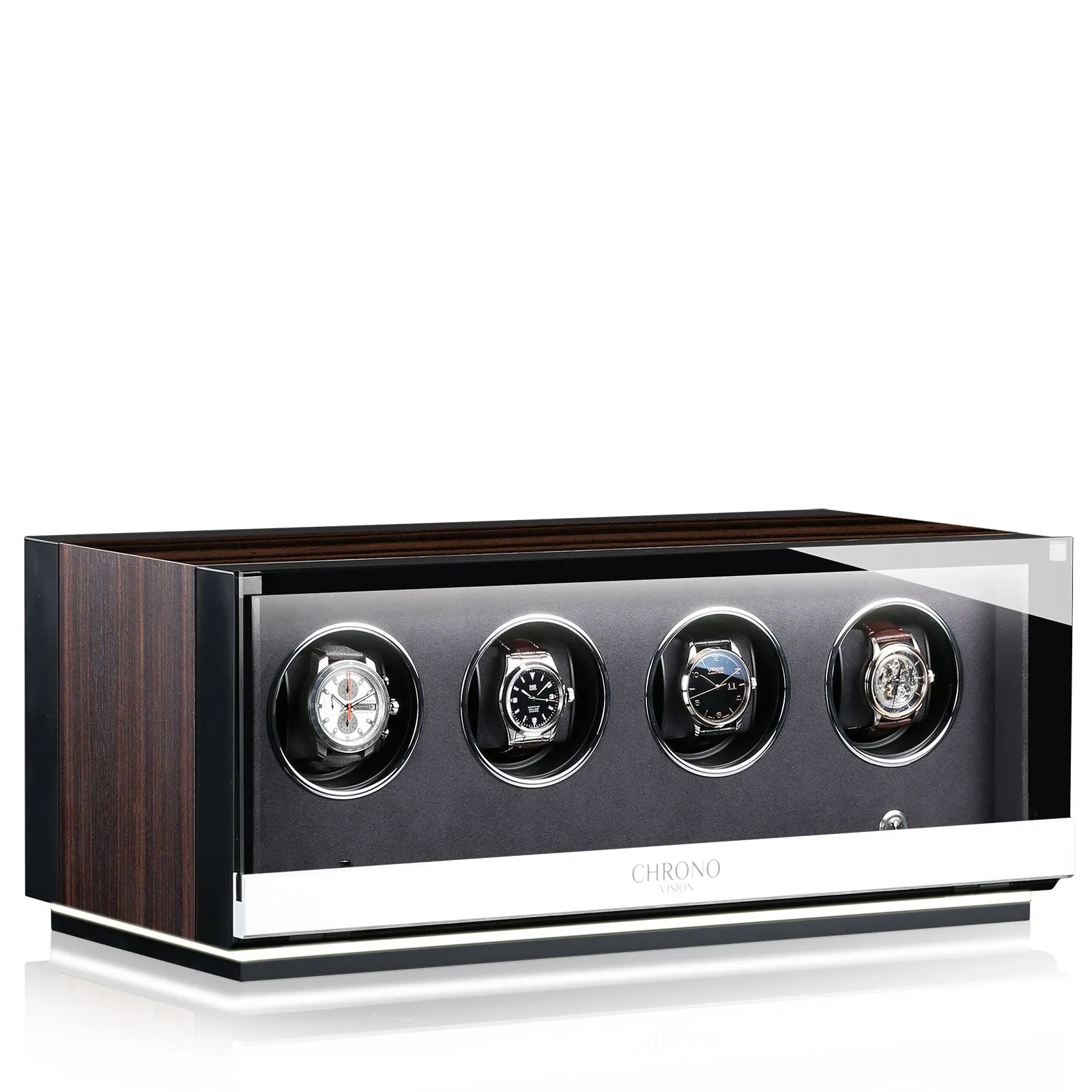 CHRN Watch Winder Ambiance IV Ebony Silk Black Silk