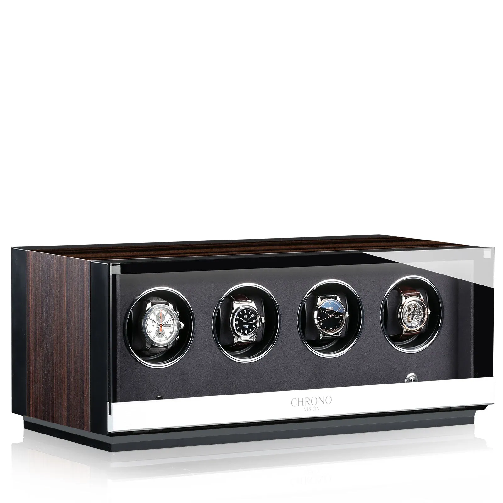 CHRN Watch Winder Ambiance IV Ebony Silk Black Silk