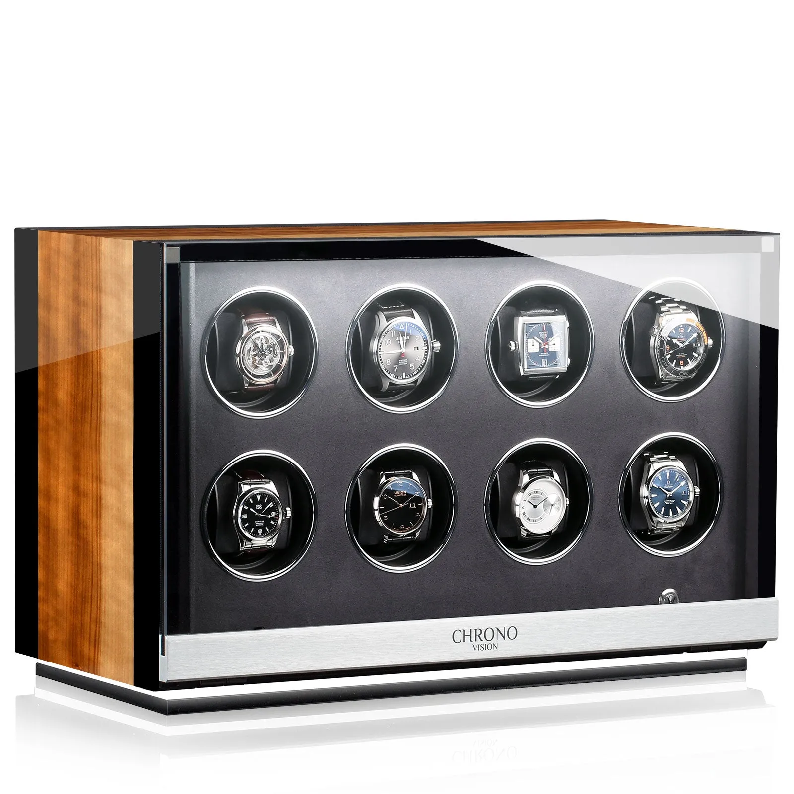 CHRN Watch Winder Ambiance VI Aurosso High Gloss Schwarz High Gloss