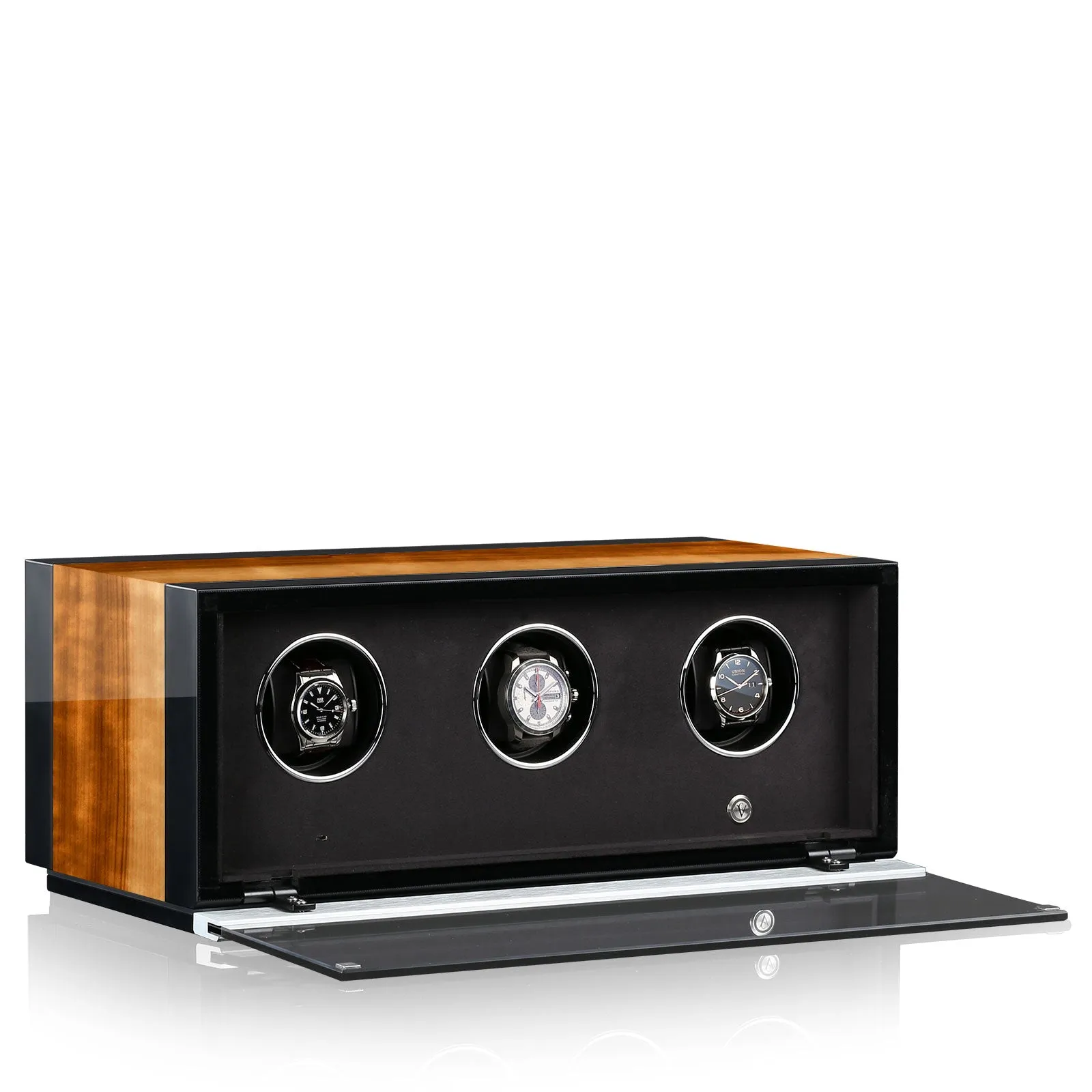 Chronovision Watch Winder Ambiance III Aurosso High Gloss Black High Gloss