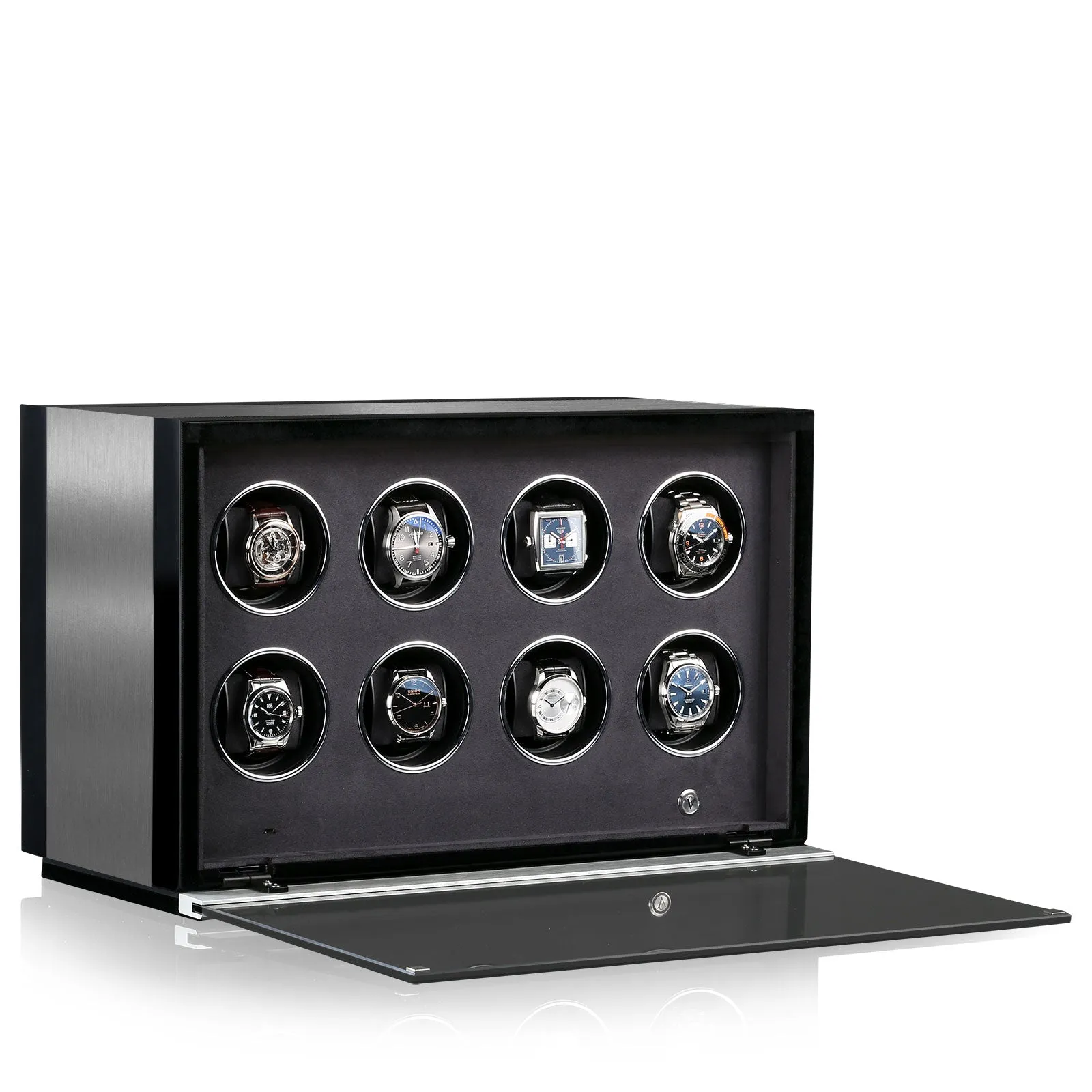 Chronovision Watch Winder Ambiance VIII Alu Black Silk