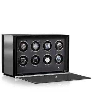 Chronovision Watch Winder Ambiance VIII Alu Black Silk