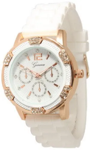 CHT229 - Crystal, Beverly Hills, White/Rose