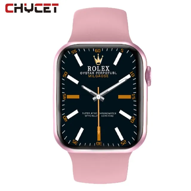 CHYCET Smart Watch 7 Series 44mm IWO Smartwatch Men Sport 1.75 Inch Split Screen Sleep Monitor Women Watches for Ios Android