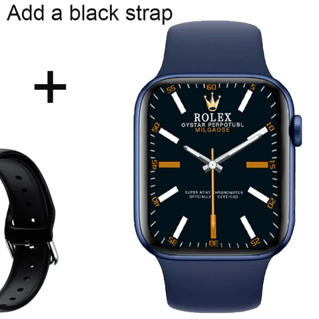CHYCET Smart Watch 7 Series 44mm IWO Smartwatch Men Sport 1.75 Inch Split Screen Sleep Monitor Women Watches for Ios Android