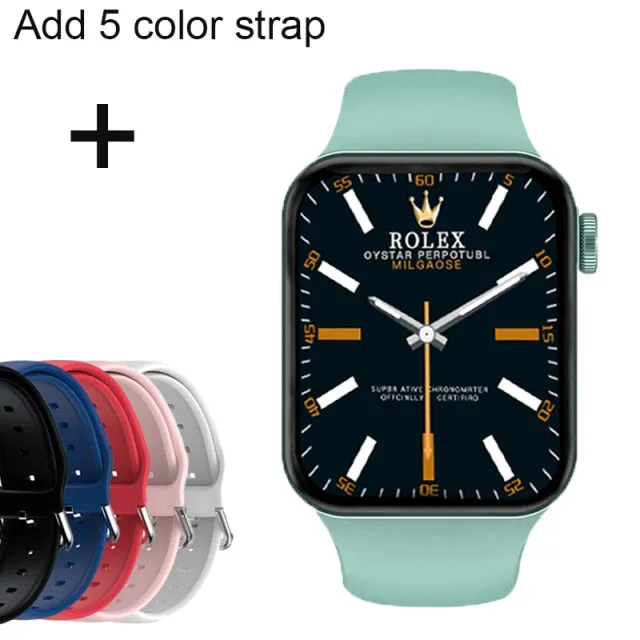 CHYCET Smart Watch 7 Series 44mm IWO Smartwatch Men Sport 1.75 Inch Split Screen Sleep Monitor Women Watches for Ios Android