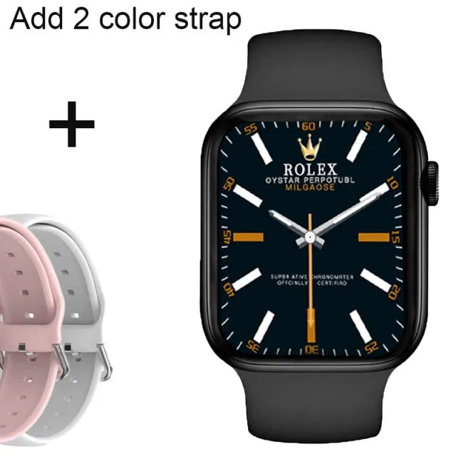 CHYCET Smart Watch 7 Series 44mm IWO Smartwatch Men Sport 1.75 Inch Split Screen Sleep Monitor Women Watches for Ios Android